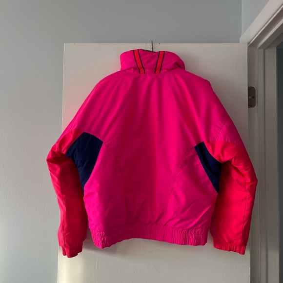 Retro 80’s Neon Sun Ice Ski Jacket (Warm!) - Picture 4 of 6